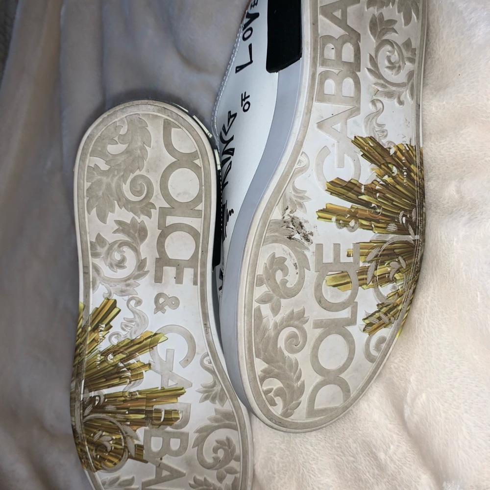Dolce & Gabbana Amore est Vitae Printed Sneakers - Picture 6 of 7